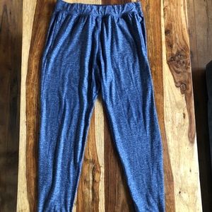 Lululemon Mens L Sweat Wicking Heather Blue Jogger